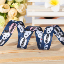 Custom new design dog ribbon sublimation ribbon